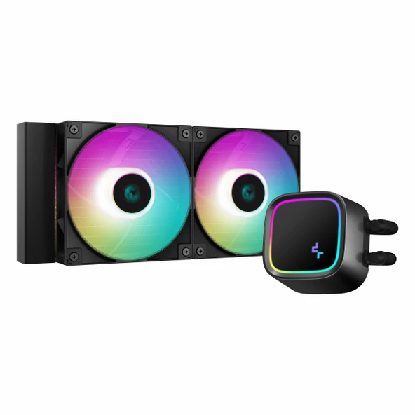 DeepCool LE520 ARGB 240mm AM5/1851P Siyah İşlemci Sıvı Soğutucu ürün görseli 1