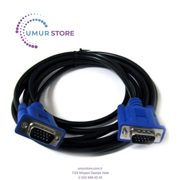 10 Metre Kalın Kurumlar Okullar Kreşler Anaokulları Kurumlar Için VGA Görüntü Kablo 10MT