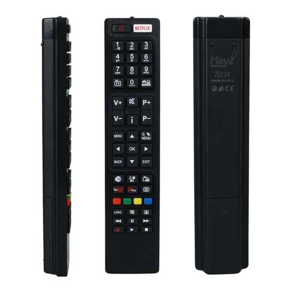 Hey Küçük Kalıp Vestel Netflix - Youtube - Play Tuşlu Lcd Led TV Kumanda RC4848F RC5 30094759 ürün görseli 1