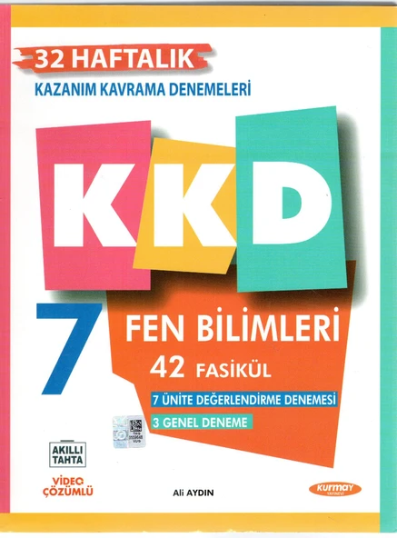 Kurmay Fen Bilimleri Kazanım Kavrama Denemeleri 7. Sınıf ürün görseli