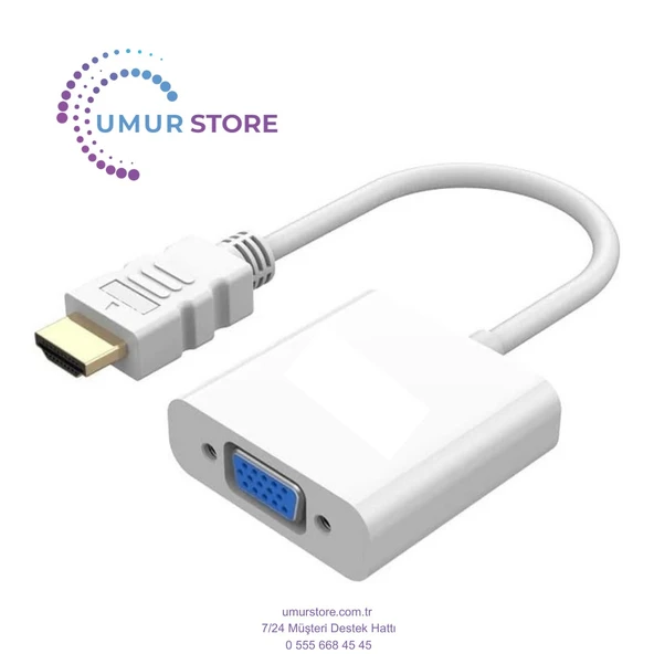 HDMI To VGA Dönüştürücü 1080P&60Hz ürün görseli 1
