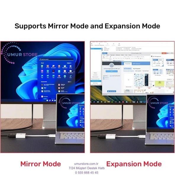 HDMI To VGA Dönüştürücü 1080P&60Hz - Resim 4