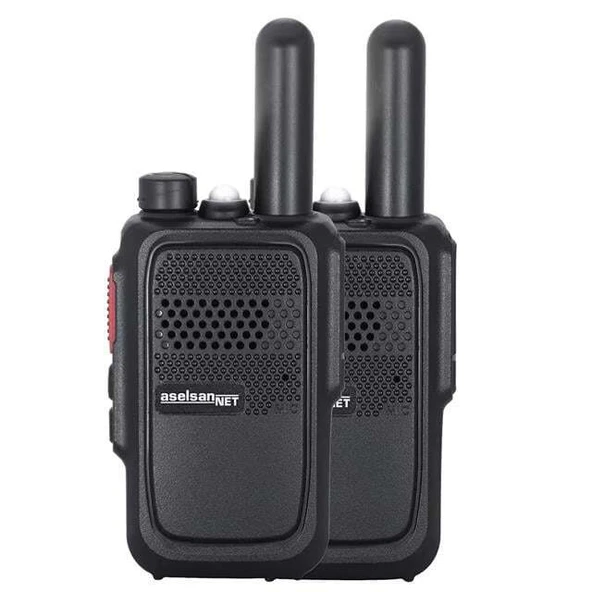 Aselsan Pm-580 Pmr Şarj Dahil İkili El Telsizi (10 Km)(16 Kanal + 121 Alt Kanal)
