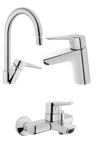Fold S Lavabo Musluk Eviye Mutfak Ve Banyo Batarya Seti - 1