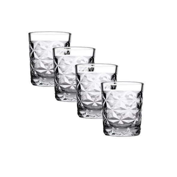 Paşabahçe Estrella 520514 360 cc 4'lü Viski Bardağı
