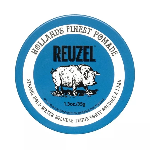 Reuzel Blue Pomade Su Bazlı Güçlü Tutucu Çok Parlak Wax 95g ürün görseli