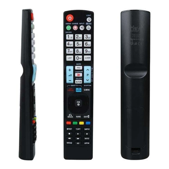 Hey LG Küçük Kalıp Premium Tuşlu Lcd Led TV Kumanda (AKB72914050-RC0931-082019001) ürün görseli 1