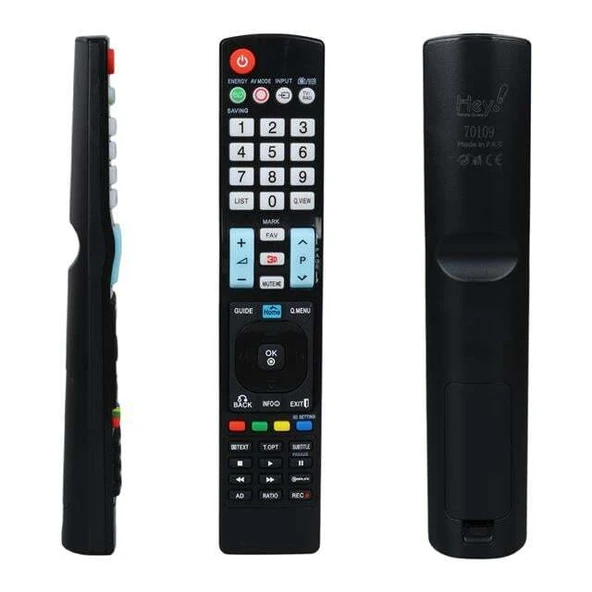Hey RM-L930 Küçük Kalıp LG GUIDE-HOME-Q.Menü Tuşlu Lcd Led TV Kumanda