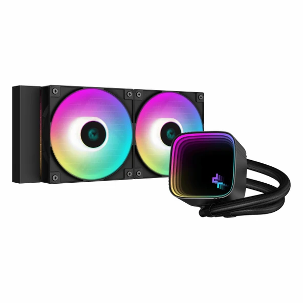 DeepCool LS520 SE ARGB 240mm AM5/1851P Siyah İşlemci Sıvı Soğutucu ürün görseli 1