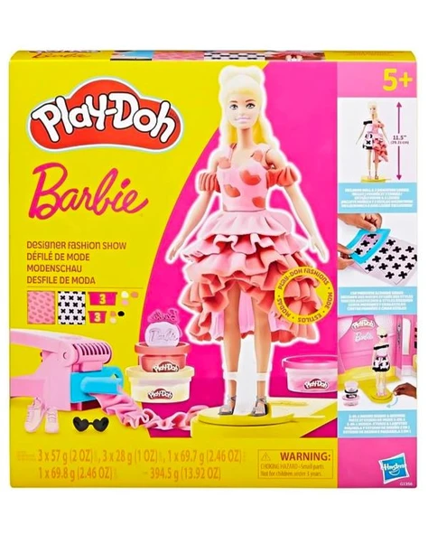 Play Doh Barbie Moda Defilesi Oyun Hamuru Seti G1356