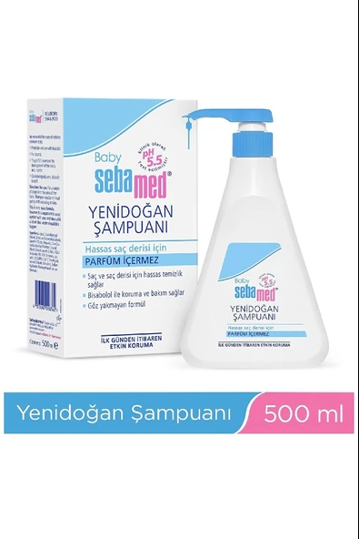 Sebamed Bebek Yenidoğan Şampuanı 500 Ml - 1