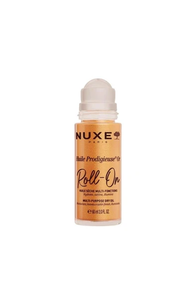 Nuxe Huile Prodigieuse Or Altın Parıltılı Çok Amaçlı Kuru Yağ Roll-On 60 ml - Resim 3