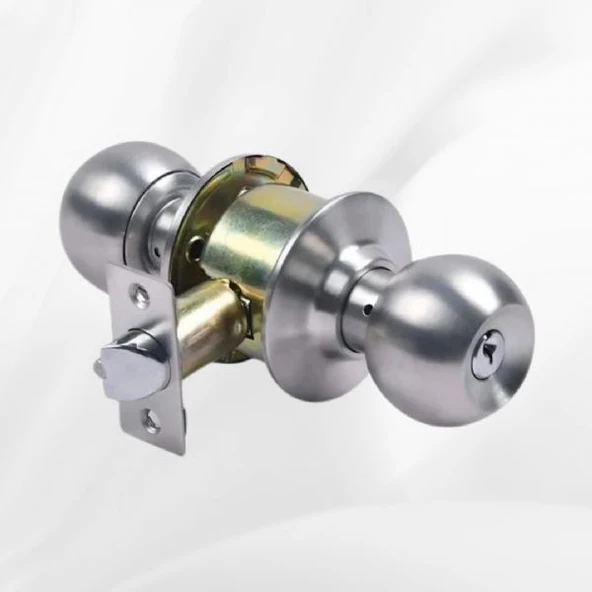 Marelli saten topuzlu otel tipi / amerikan kilit anahtarlı ürün görseli 1