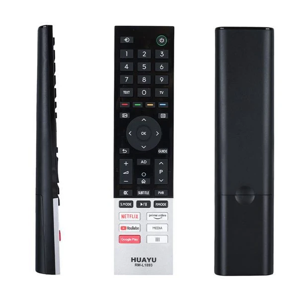 Huayu Rm-L1893 Unıversal Samsung Netflıx-Youtube-Prıme Vıdeo Tuşlu Lcd-Led Tv Kumanda ürün görseli 1