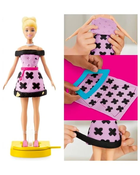 Play Doh Barbie Moda Defilesi Oyun Hamuru Seti G1356 - 3