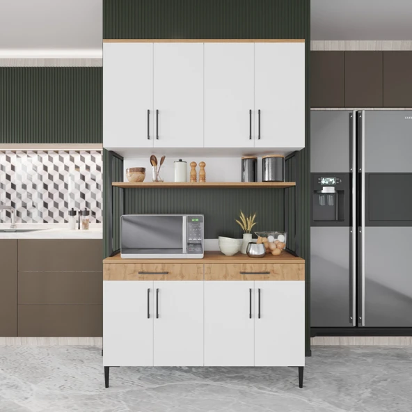 Ed Pet Dizayn Çok Amaçlı Dolap Mutfak Bangosu Kahve Köşesi