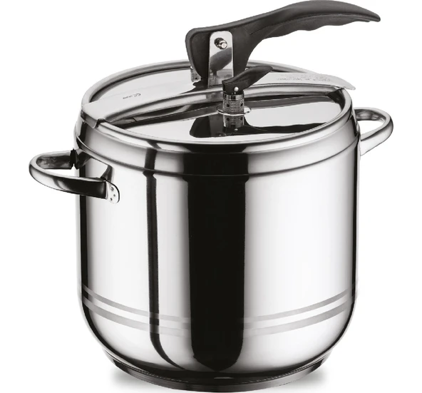 Home Perfect 12 Litre  Düz Düdüklü Tencere - İndüksiyon Kapsül Tabanlı - 1