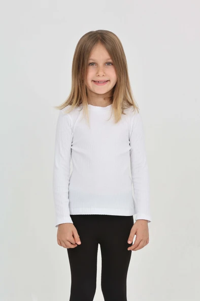 Toontoy Kız Çocuk Okul Omuz Çıtçıtlı Tişört - 2