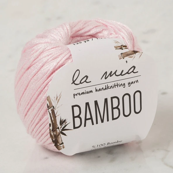 La Mia Bamboo Pembe El Örgü İpi - L057 - 33859 ürün görseli