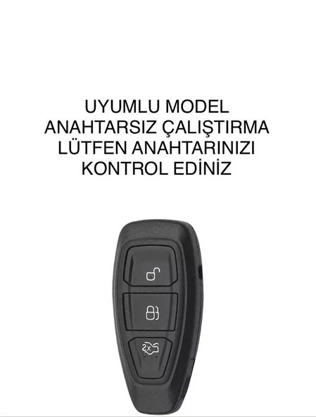 Ford Focus Fiesta Kuga Mondeo Smax Cmax Ecosport Karbon Anahtar Kılıf 2.Resime Bakınız - Resim 2