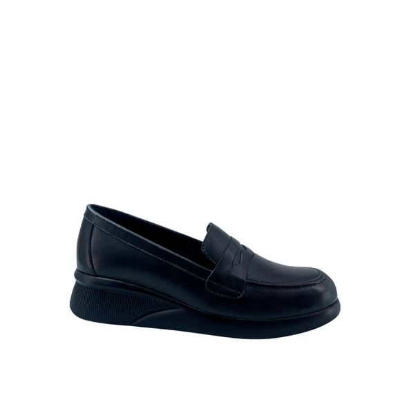 Albini 2630Z704 Hakiki Deri Siyah Loafer Ayakkabı - 2