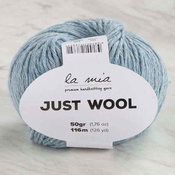La Mia Just Wool Buz Mavisi El Örgü İpi - LT015 - 34009 ürün görseli