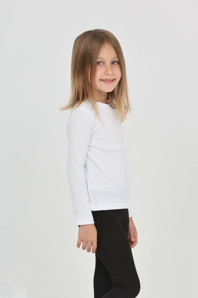 Toontoy Kız Çocuk Okul Omuz Çıtçıtlı Tişört - 9