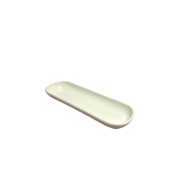 Keramika Kayık Noyan 26*9 Cm Mat Beyaz