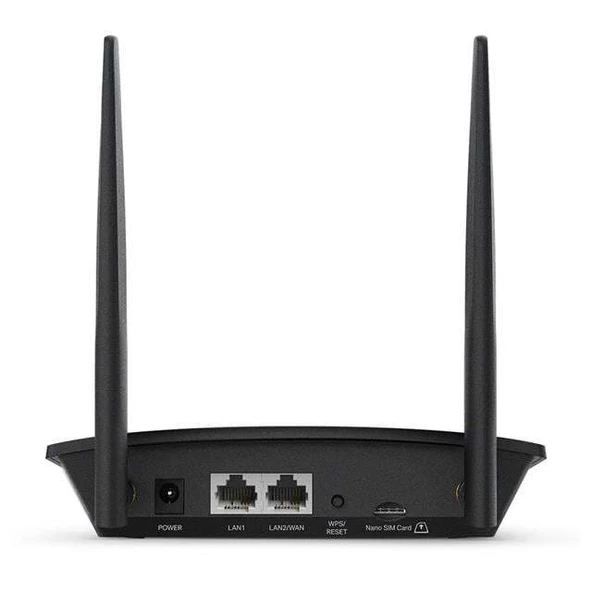 TP-Link TL-MR100 Sim Kart Girişli 300 Mbps Wireless-N 4G LTE Kablosuz Router - Resim 3