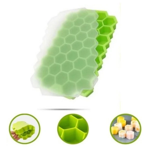 37 Bölmeli Slikon Petek Şeklinde Buz Kalıbı - Resim 2