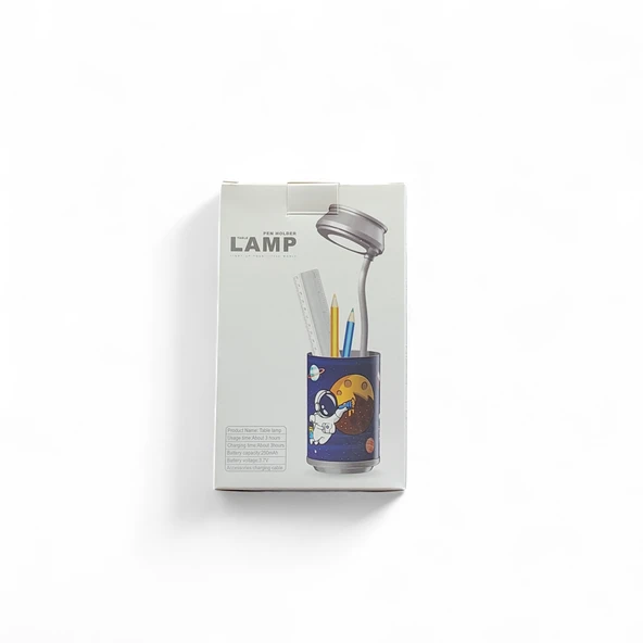 Çocuk Masa Lambası Kalemlik Unicorn Mavi - 4
