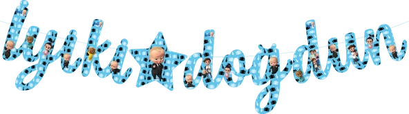 Baby Boss Temalı İyiki Doğdun Kaligrafi Banner ürün görseli 1
