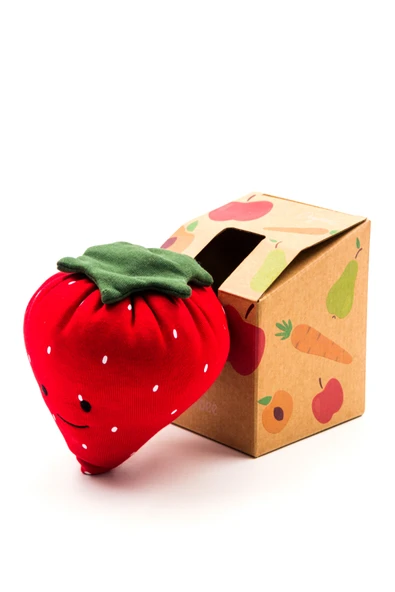 Marbee %100 Organik Bebek Oyuncakları - Gülümseyen Mantar