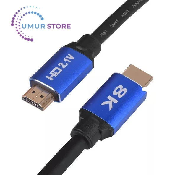 8k Ultra Hd 2.1V 48GBPS Altın Kaplama UHD HDMI Kablo - 2