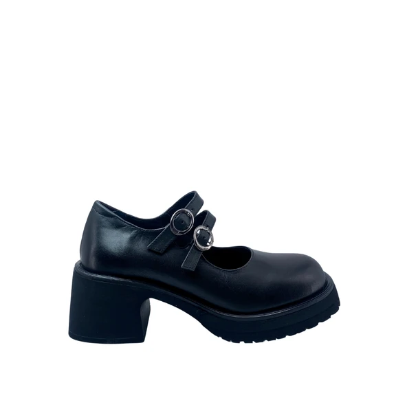 Albini 2610976D Hakiki Deri Kadın Topuklu Ayakkabı ürün görseli