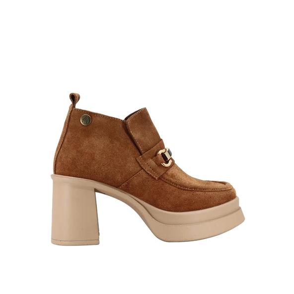 Albini 26102054S Hakiki Süet Deri Kadın Topuklu Bot ürün görseli