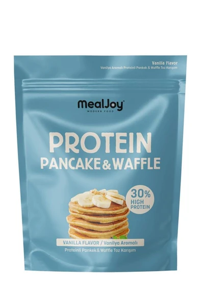 Mealjoy Protein PANCAKE & WAFFLE 600 gr Yüksek Proteinli Vanilya Aromalı - 1