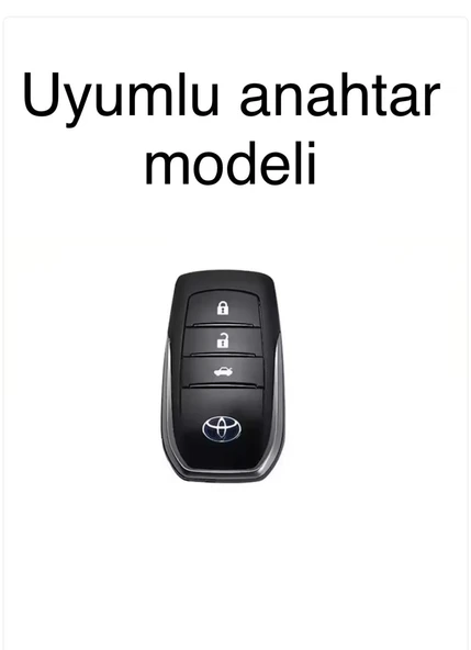 Toyota Chr C-hr Camry Corolla Cross Prius Prado Rav4 Hilux Uyumlu Anahtarı Kılıf 2.Resime Bakınız - Resim 2