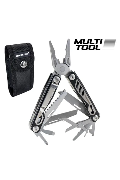 İzeltaş İzeltaş Multi Tool 15 Fonksiyonlu Çok Amaçlı El Aleti 155 mm ürün görseli