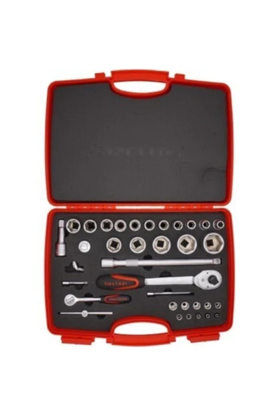 İzeltaş 1/4” - 1/2” Altı Köşe 35 Parça Altı Köşe Lokma Tk 1113 00 1038 ürün görseli 1