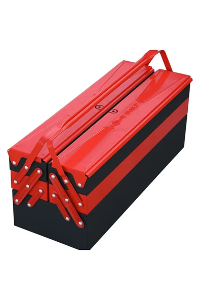 İzeltaş 8420336305 Takim Çantasi Beş Gözlü Kırmızı/Gri 190 X 520 X 200 ürün görseli 1