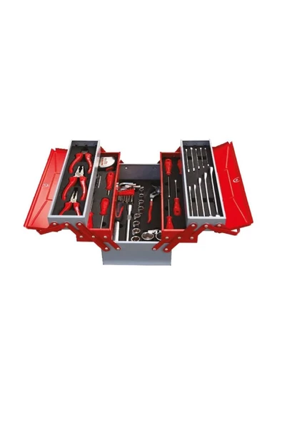 İzeltaş İzeltaş 8420005063 Mekanikçi Takım Çantası (62 PARÇA 5 GÖZLÜ) - 1