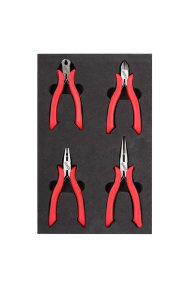 İzeltaş İzeltaş 4 Parça Elektronikçi Keski Ve Pense Seti - Izeltaş 3560002104 ürün görseli 1