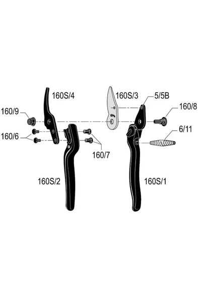 Felco 160s Budama Makası 20cm Sağ By-pass - Resim 2