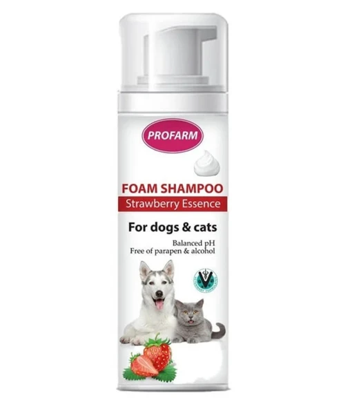 Profarm Strawberry Kedi Köpek Temizleme Köpüğü 150 Ml - 1