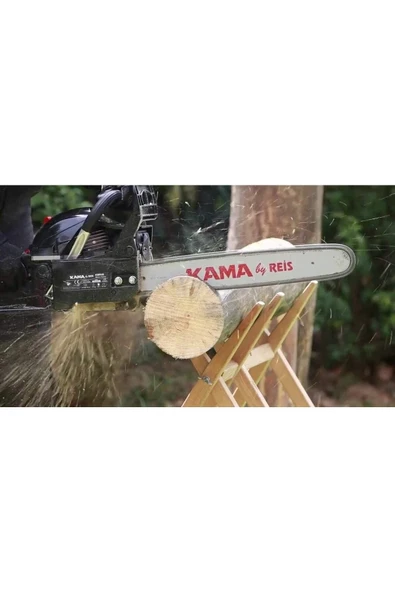 Kama By Reis Kama Byreis Kmr46 Benzinli Motorlu Testere Ağaç Odun Kesme Motoru +yağ + Eldiven + Gözlük - Resim 3