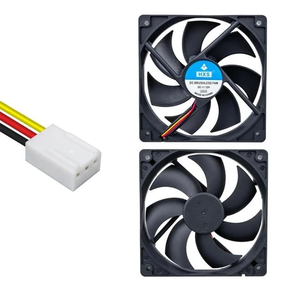 Powermaster IC-216 Fırçasız DC Fan 120X120x25mm 12 Volt 3 Pin