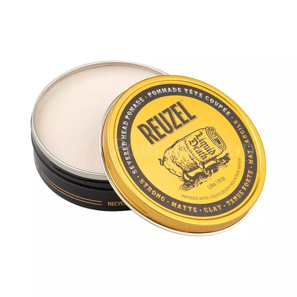 Reuzel x Liquid Death Severed Head Clay Güçlü Tutucu Mat Kil Wax 95g ürün görseli