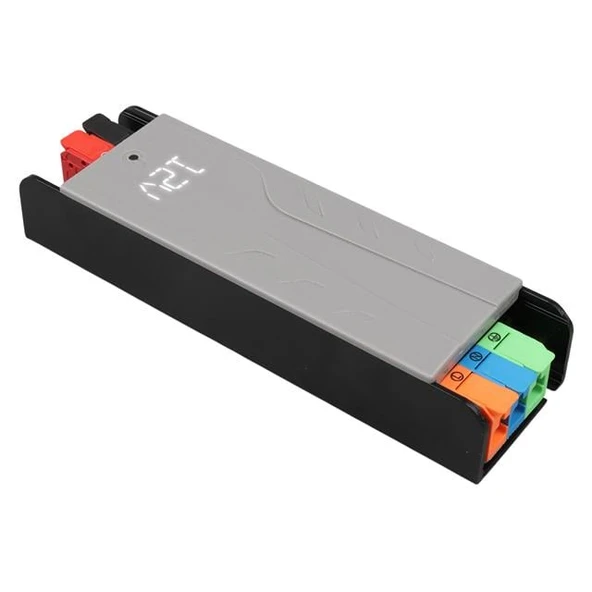 Powermaster PM-26843 12/24/36/48 Volt 4 Amper 100 Watt Metal Kasa Kademeli Adaptör Voltaj Göstergeli 148X43x27mm - 2