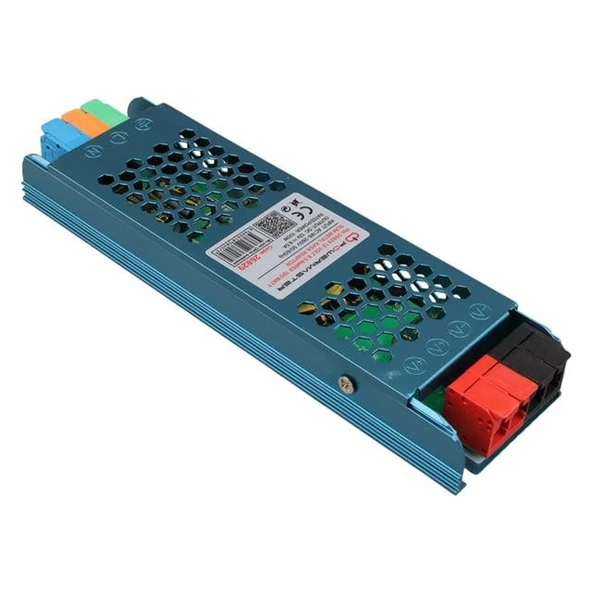 Powermaster PM-26829 12 Volt 8.5 Amper 100 Watt Slim Metal Kasa Adaptör 180X50x23mm - 1